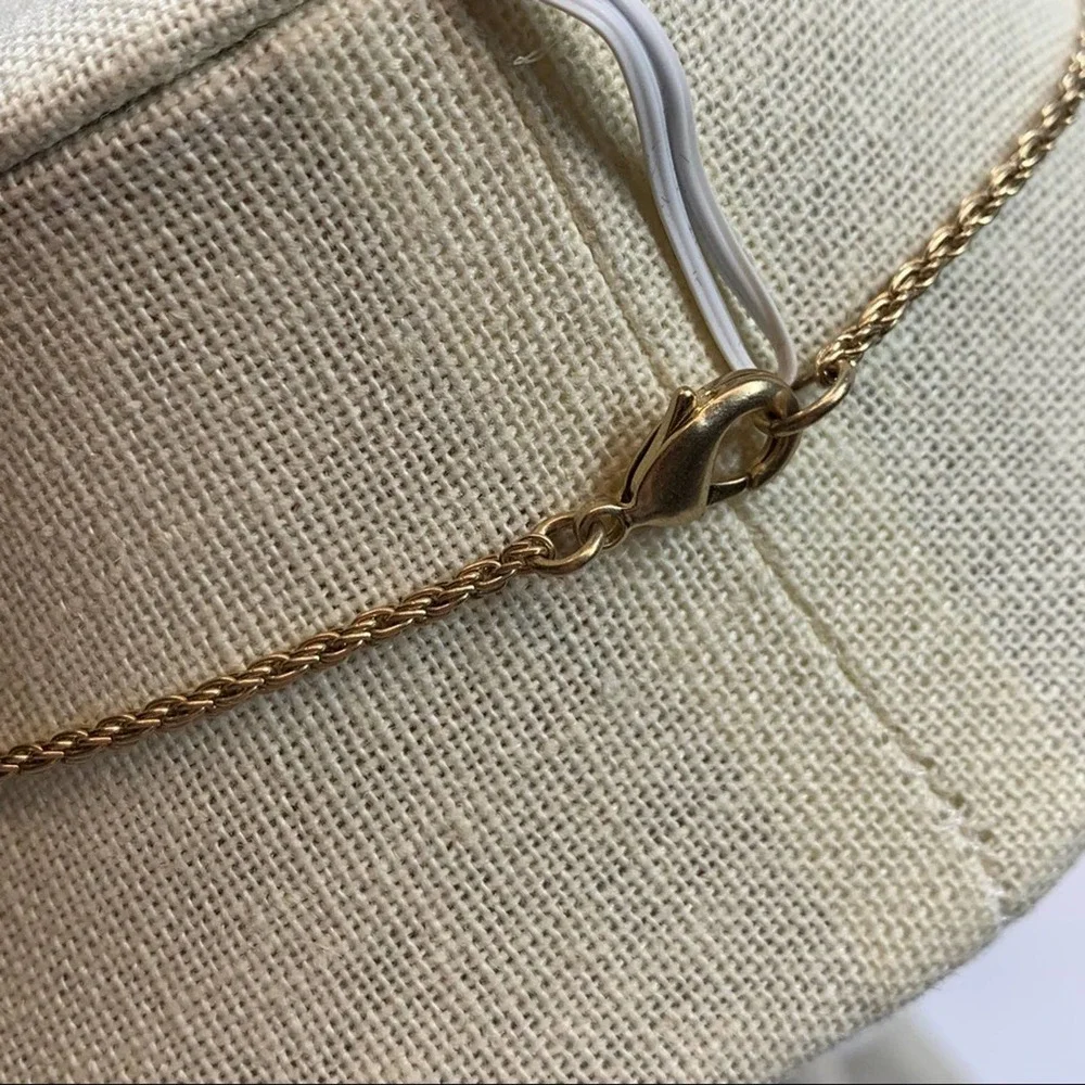 boho Gold tone long tiered colorful beaded necklace fun spring summer